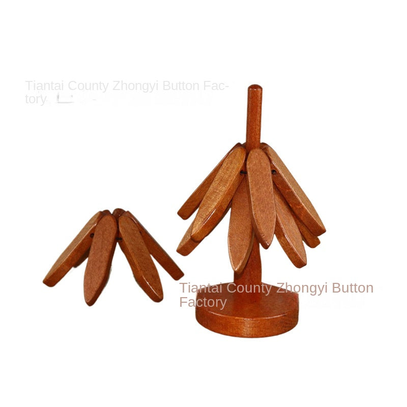Wooden Creative One Tree Beech Decoration Heat Insulation Mat - copy