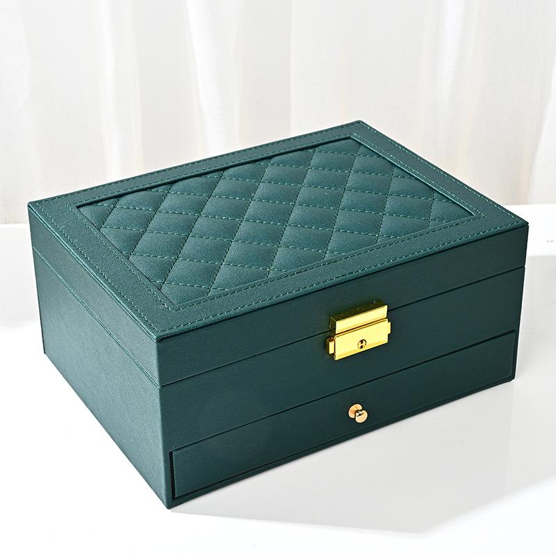 High Jewelry Jewelry Box Household Multi-layer Drawer Type Anti-oxidation Large Capacity Earrings Earrings Jewelry Storage Box