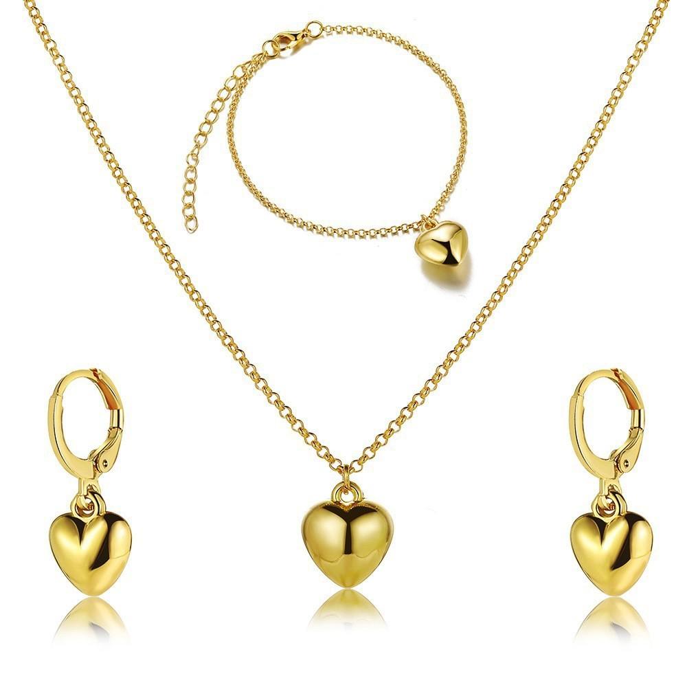 Luxury Temperament Design Sense Light Cross-border European and American Pendant Jewelry Necklace with Imitation Pearl Earrings