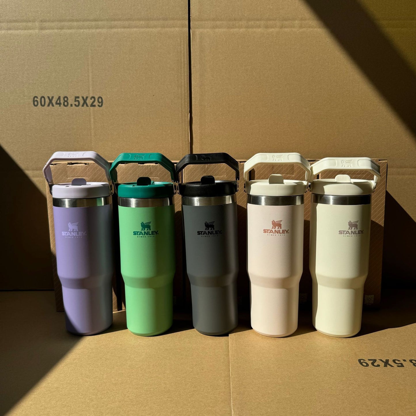 STANLEY STANLEY Thermos Cup 304 Stainless Steel Sealed Straw Cup Portable Outdoor Travel Car Cup