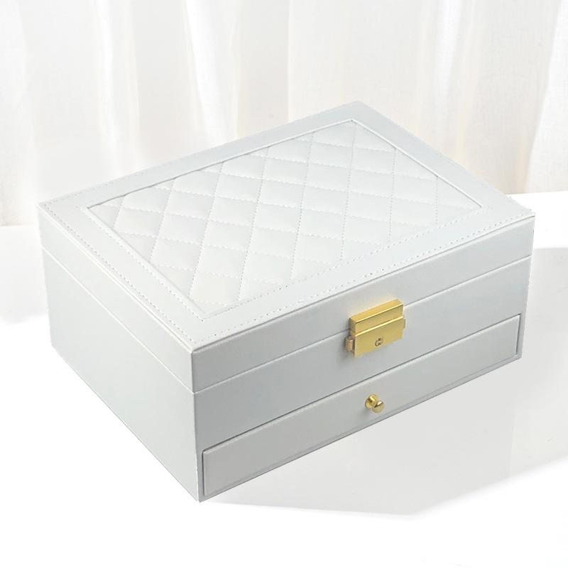 High Jewelry Jewelry Box Household Multi-layer Drawer Type Anti-oxidation Large Capacity Earrings Earrings Jewelry Storage Box